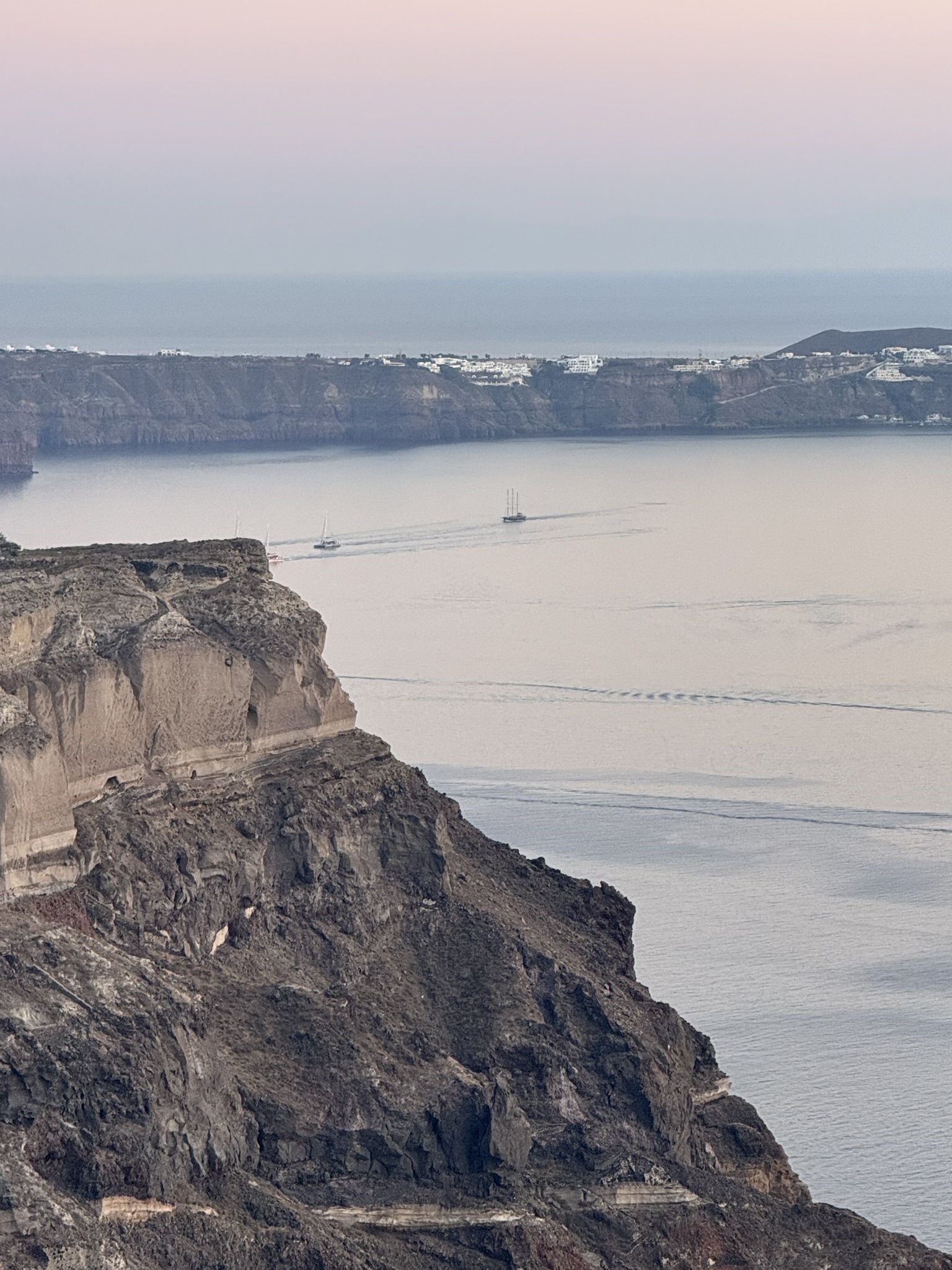 Caldera at dusk